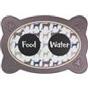 Comart - Tappeto Sottociotola Doggy - 40x60 cm - Cani e Gatti - Food Water | in PVC, Impermeabile, Antimacchia, Antiscivolo, Lavabile, Tappetino Proteggi Pavimento contro Cibo e Acqua