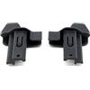 Generico Coppia Ganci Supporto Cappelliera per Fiat Tipo SW (Station Wagon) - Ricambio Lato Destro e Sinistro - Realizzati in Stampa 3D Alta Resistenza - Colore Nero