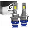 TECTICO D2S Lampadine LED per Fari Auto, 90W 12000LM 6000K Bianco Freddo, Abbaglianti/Anabbaglianti Plug and Play, Sostituzione Diretta OEM Xenon HID - 2 Lampade