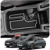 BSTW Compatibile con Seat Leon mk4 2020-2025 & Cupra Leon Sportstourer/Cupra Formentor 2021-2025 Vano Portaoggetti per Bracciolo, Contenitore Centrale Organizer Scatola di Immagazzinaggio (Bianco)