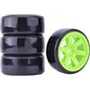 KEEDA RC Drift Auto in plastica con cerchione e pneumatici, pneumatico duro da 63mm per auto da corsa 1/10 HSP Tamiya HPI Kyosho da drift