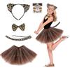 Zhulybowei costume da leopardo per bambini