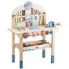 Toywoo Banco da gioco in legno per set di attrezzi 3-5 anni