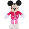 Disney Store Official Peluche Medio Topolino Sweetheart 2026, Peluche in Completo Rosa con Cuori Ricamati e Pantaloni in Raso, 37 cm