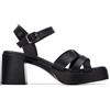 REFRESH - Sandali Donna Nero - Scarpe comode e versatili - Moda casual - Modello 17509601 (Misurare 39)