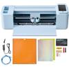 VEVOR Macchina da Taglio per Vinile 305 mm Plotter da Taglio Vinile con Controllo Touchscreen, Kit Termovinile Accessori per Biglietti Fai-da-te Sistema Compatibile Android iOS Mac Windows, Colore Blu
