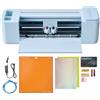 VEVOR Macchina da Taglio a Vinile Taglierina Vinile Carico max 305 mm Macchina Termovinile per Progetti Piccoli Fai-da-te Biglietti Personalizzati Adesivi Decorazioni Sistema Compatibile Mac Windows
