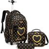 HTgroce Zaino Trolley Scuola Elementare Bambina Con Ruote