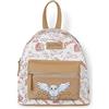 Bioworld Harry Potter Hedwig Hogwarts Mini Zaino Bianco
