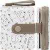 Farcauo Portafoglio Donna Piccolo Marrone Mini Piccolo Donna Motivo del Gatto Porta Carte Di Credito Bambina Slim Portafoglio Ragazza