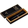 BELIUS Penna originale 1995 in alluminio spazzolato tessuto nero inchiostro blu scatola di design