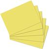 herlitz Schedario formato A5, bianco, giallo, 100 pezzi