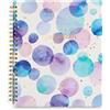 Idena 11377 - Agenda settimanale senza data, 17,2 × 20,5 cm, 160 pagine con 1 settimana su 2 pagine, agenda per appuntamenti con copertina rigida in blu-rosa