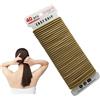 Zulfaye Elastici per capelli biondi da donna, elastici per capelli spessi, 4 mm, resistenti senza strappi, non danneggiano i capelli, per ragazze, fasce per capelli da donna