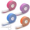 YunJoyous 4 Rotoli Face Taping Viso,Cerotti Lifting Viso 2.5cm×5m,4 Colori Di Patch Antirughe,Multifunzionale Ad Alta Elasticità,Tape Rughe