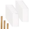 Mozeat Lens 240 strisce adesive adesive bianche invisibili in strisce adesive, extension traspiranti, per extension adesive adesive