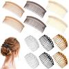 ZEPIQOR 12 Pezzi Pettinini Fermacapelli, Pettinino Per Capelli, Pettine Per Capelli Laterali In Plastica Pettini Da Inserire, Pettine Fermagli Per Capelli, Pettine Per Velo Della Sposa