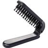 Sliverdew Spazzola pieghevole per capelli da viaggio - Pettine portatile con setole pieghevoli, spazzola per capelli, antistatica, mini spazzola districante, strumento portatile per acconciatura dei capelli per