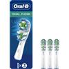 Oral-B Doppio Clean Spazzolino elettrico sostituzione teste della spazzola Refill, 3 Count