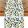 Artoid Mode Blu Limone Estate Runner Da Tavolo, Stagionale Primavera Cucina Tavolo Da Pranzo Decorazione Interno Vacanza Festa Decorazione 40x180 cm