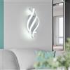 YLTLINK 28W Lampada da parete moderna LED, lampada da parete moderna in alluminio LED con 3 lampade a spirale, lampada da parete bianca a spirale creativa-1 pezzo