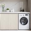 WMLBK Tenda per armadio, con binario per scaffali, armadi, impermeabile, antipolvere, per soggiorno (colore beige, altezza 60 cm x larghezza 90 cm)