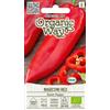 Organic Way | PEPERONE MARCONI RED | semi di peperone | semi di ortaggi | varietà medio-precoce, frutti grandi, succosi e allungati | per consumo fresco e conservazione | 1 bustina
