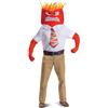 Disguise Disney Inside Out Anger Costume, kit ufficiale di accessori per costume di Halloween, taglia da adulto (38-40)