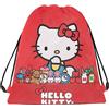 Franco Cosimo Panini HELLO KITTY - Sacca Coulisse Ufficiale Hello Kitty, Compatta e Versatile, Ideale per Palestra, Scuola, Viaggi, Portamerenda, Idea Regalo Bambine e Ragazze, 34x42 cm, Rossa