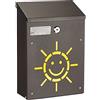 Blinky 27298-20 Sole Cassetta per Lettere in Acciaio, 21x8.5x30, Nero