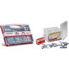 Fischer Kit Easy Box, Set Di 252 Tasselli Ux Con Ganci Appendi Quadro E Viti Assortite Per Fissaggio Su Muro Pieno E Mattone Forat & Kit Smartfix Box, 80 Tasselli Con Vite Con Gancio