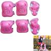 Miayical Set Completo di Protezioni 6-in-1 per Bambini - Ginocchiere, Gomitiere e Polsiere per Pattini, Skateboard e Bicicletta | Ideale per Ragazze e Ragazzi dai 3 Anni in Su