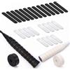 YYMT Set di 26 nastri di piombo e nastro adesivo, include 24 x 3 g nastro di piombo autoadesivo e 2 x antiscivolo overgrip per pickleball, tennis e mazze da golf, miglioramento delle prestazioni