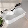 evineo ineo3 vasca da bagno ad angolo con troppopieno a fessura L: 180 La: 75 A: 60 cm, angolo destro della stanza, BE4084WH, ineo3 bianco [Vasche da Bagno > Vasche da Bagno ad Angolo]