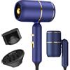Oskuglin Asciugacapelli Professionale Ionico 2000W Pieghevole | 2 Velocità 3 Temperature + Aria Fredda | Diffusore & Concentratore per Ricci e Lisci - Phon da Viaggio Leggero