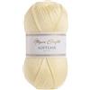 Utopia Crafts Softease - Filato per lavori a maglia e uncinetto, 100 g (avorio whisper)