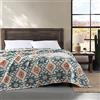 Wrangler Coperta ultra morbida in pile reversibile, leggera decorazione per la casa per tutte le stagioni, Queen, blu Dakota