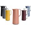 Emsa N41709 Motiva - Caraffa termica | 1 litro | chiusura a pressione rapida | 12 ore caldo 24 ore | pistone di vetro | Made in Germany | design nordico | terracotta