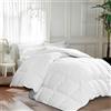 Martha Stewart Piumone in fibra di piuma d'oca bianca King Size, 100% cotone con inserto per piumino, per letto king size, lussuoso piumino ipoallergenico da 1672,6 g, calore leggero 260 x 228 cm