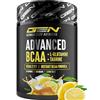 GEN GERMAN ELITE NUTRITION Advanced BCAA - 450 g Polvere - Gusto Lemon | Aminoacidi 2:1:1 con L-Glutammina e Taurina - BCAA Istantanei - Ottima solubilità - Vegan - 30 Porzioni