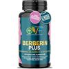 PARAFARMACIA, ORGANIC VITAMINS & FOOD OVF Berberin Plus | Integratore di Berberina Pura 600mg | 60 Capsule Scorta 2 Mesi con Cardo Mariano, Acido Caprilico, Silimarina Supporto Funzione Digestiva, Epatica e Depurativa Alta Concentrazione