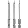 QUARKZMAN 3pz H2,0 Chiavi a Brugola per Punte da Trapano 2mm Punte Metriche Piane 1/4 Attacco Esagonale 100mm (4) Punta Cacciavite Esagonali Magnetico Lungo Industriale per Viti