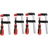 Cocoarm Morsetti a Vite Falegname, Set 4 Pezzi, Barra F in Acciaio, 50 x 150mm, per Lavorazione del Legno