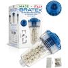 Bratek Filtro Neutralizzatore Condensa Caldaia - Filtro Neutralizzatore di Condensa Acida per Caldaia a Condensazione Fino a 35Kw - Neutralizza la Acidità Facendo Rientrare il Ph nei Limiti di Legge