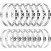 Funngy Morsetto per Stivale CV,16 PCS Fascette Metalliche Stringitubo in Acciaio Inox Autobloccanti Morsetti Regolabili per Tubi per Piscina Fascetta a Vite per Giunto Omocinetico Stivale CV