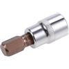 TOP-VIGOR Chiave a bussola esagonale, attacco da 3/8 x H10 (10 mm), punte in acciaio S2 di alta qualità, punta esagonale con lunghezza di 48 mm per chiave dinamometrica, chiave a cricchetto, trapani
