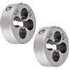 MOUMOUTEN 2 filiere filettatrici rotonde metriche M6x1,0 mm, filiere filettate a macchina in lega di acciaio tondo sinistrorse per filettatura, lavorazione di stampi, riparazione, utensili