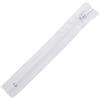 Aerzetix - Set di 12 Cerniere a Spirale Non separabili da 18 cm N°5 con cursore - Metallo Nylon Poliestere - Colore Bianco - Ideale per Cucito, Riparazione e Sartoria