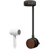 DONGKER Porta Asciugacapelli, Supporto per Asciugacapelli da Parete con Tubo Flessibile e Cavo Regolabili a 360°, Porta Phon, per Il Bagno, Casa, Barbiere, Hotel