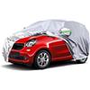 Alvorox telo copriauto adatta per Smart fortwo, copertura parasole da polvere, sole e pioggia, leggera e sottile taffetà 210T, impermeabile copri auto esterno